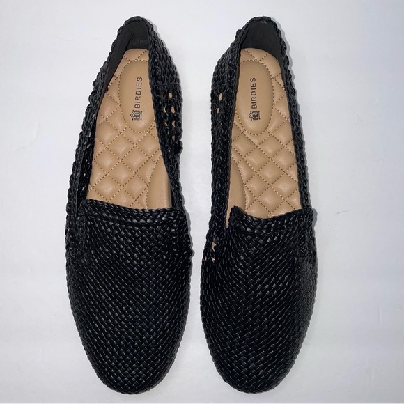NWOB Birdies The Starling Woven Black Flats - Picture 2 of 13